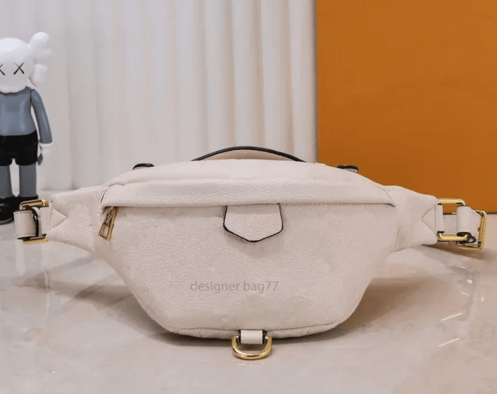 LV white fanny pack