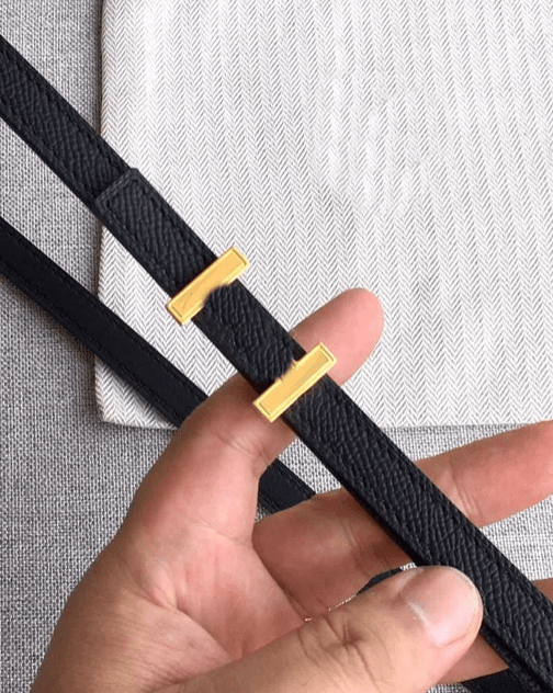 Black Thin Belt 