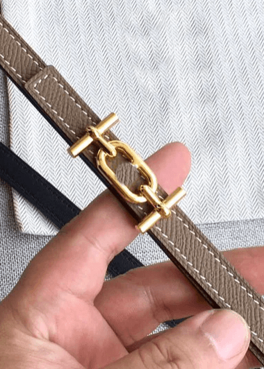 Taupe Thin Belt