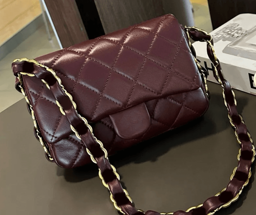 Burgundy Chanel 