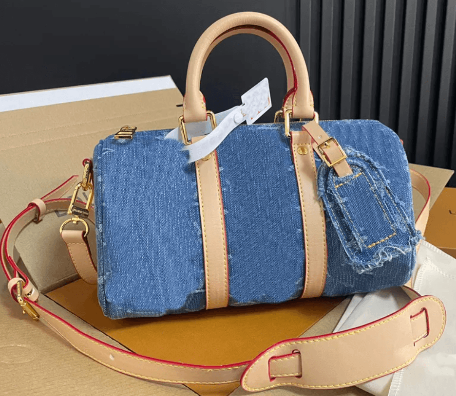 LV Denim Duffel